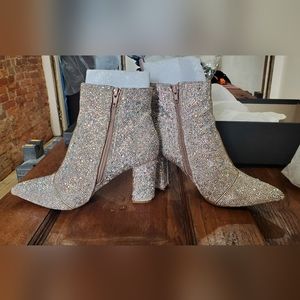 Betsy Johnson Cady Rhinestone booties